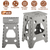 2 Pack 17.91In High Step Stool Folding Stepping Stool Lightweight 