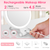 20X/1X Double-Sided Magnifying Makeup Mirror 