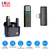 2 Pack Wireless Clip On Microphone 