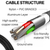 10Ft Braided USB Charger Cable Compatible for Iphone