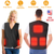 Heat Jacket Vest 3 Heating Gear Adjustable USB 