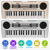 37 Keys Digital Music Electronic Keyboard Electric Piano 