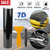 Black 7D Carbon Fiber Car Wrap High Gloss Vinyl Wrap Film Roll Bubble 