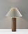 Canopy Walnut Wood Block Table Lamp - 4512839455600