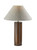 Canopy Walnut Wood Block Table Lamp - 4512839455600