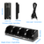 4 Remotes Charging Dock Game Controller Charger