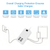Multiport 6-USB US AC Wall Charger