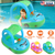 Baby Inflatable Pool Float Car Shaped Toddler Swimming Float Boat