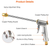 Heavy Duty Hose Nozzle Metal Spray