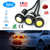 3Pcs Amber Eagle Eye LED Light Bulb
