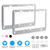 2Pcs Bling License Plate Frames
