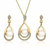 5 Piece Jewelry Set! 3 Necklaces , 2 sets of Earrings