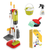 14Pcs Kids Cleaning Toy Set 