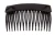Large Lip French Back Comb (Tortoise Shell or Black)