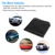 4Pcs Front Rear Car Window Magnet Covers Breathable Mesh 