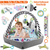 4 In 1 Baby Gym Play Mat Ball Pit Baby Lounger Safety Fence Tummy Time Mat