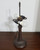 Homeroots Lighting 23" Stained Glass Two Light Jeweled Vintage Accent Table Lamp, Tiffany Style, Dark Brown Base