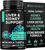 Liver Cleanse Detox & Repair Milk Thistle Dandelion Root Choline Artichoke Extract for Liver Health Gallbladder Cleanse & Kidney Support Supplement wi