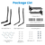 1Pair Extendable Truck Ladder Rack