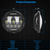 2Pcs 7In 75W Round LED 