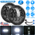 2Pcs 7In 75W Round LED 