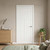 80" White Wood Slab Door