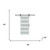 84" White Glass Barn Door