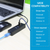 3 Ports USB 3.0 Hub Gigabit Ethernet Adapter