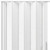 80" White PVC Accordion Door