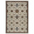 5' X 8' Beige Rust Red Blue Gold And Grey Oriental Power Loom Stain Resistant Area Rug With Fringe - 606114585862