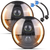 2Pcs 7In 40W Round LED 