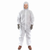 Medical Supply Disposable Coveralls for Men Women 4X Large Pack of 5 White Hazmat Suits Disposable with Hood Zipper 60gsm Microporous Hazmat Suit Cost