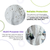 Medical Supply Disposable Coveralls for Men Women 4X Large Pack of 5 White Hazmat Suits Disposable with Hood Zipper 60gsm Microporous Hazmat Suit Cost