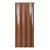 80" Walnut PVC Accordion Door