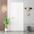 80" White Wood Slab Door