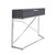 12.75" x 18.25" x 23.5" Grey Finish Metal Accent Table - 4512822773797