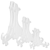 6Pcs Plastic Easels Plate Display Stand