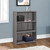 11.75" x 24.75" x 35.5" Grey 3 Shelves Bookcase - 4512839642949