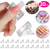 20Pcs Nail Tip Clips Quick Building Poly Gel UV LED 