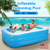 Inflatable Swimming Pools Family Swim Play Center Pool Blow up Kiddie Pool