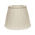 White Linen Pleated Empire Lamp Shade
