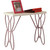 22" Lilac Steel and Wood Nightstand