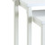 Homeroots Living Room 24" White Solid Wood Rectangular End Table