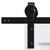 Set Of Two 84" White Wood Bi-Fold Door