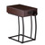 Homeroots Living Room 23" Brown Manufactured Wood and Iron Rectangular End Table With Drawer