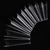 500Pcs False Nail Tips C Curve Half Cover