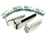  Old School Old Timers Classic Safety Razors Men's Gift Set W/20pcs Double Edge Razor Blades