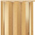 80" Golden Brown PVC Accordion Door