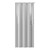 80" Gray PVC Accordion Door
