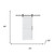 84" White Wood Barn Door